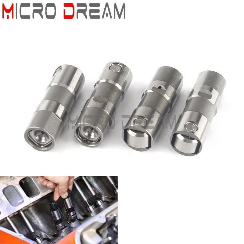 Motocykl 4szt Hydraulic Roller Twin Cam Tappets Lifters Steel For Harley Big Twin 1999-2016 Breakout Touring Fat boy Iron 883