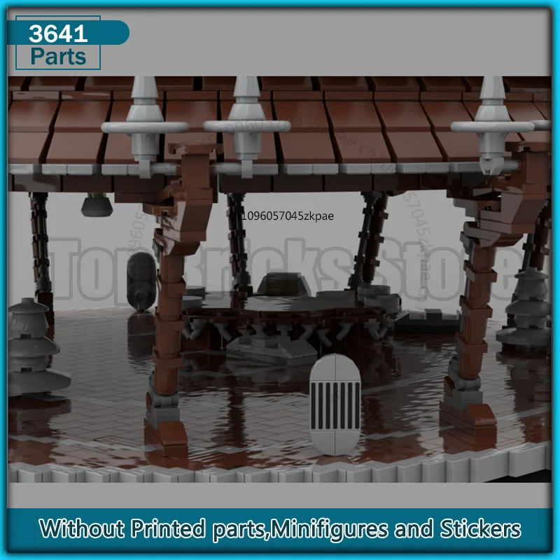 บล็อกตัวต่อโมเดลบ้านต้นไม้ในอวกาศ ของเล่นประกอบเอง ของสะสม ของขวัญคริสต์มาส