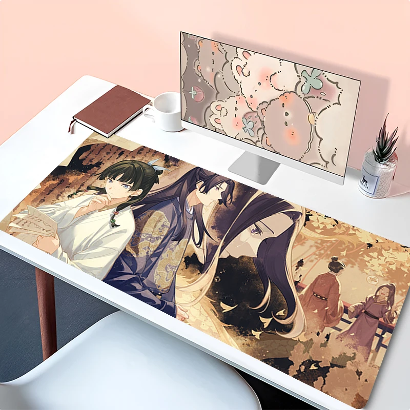 Muismat Anime Muismat Gaming Accessoires Kantoor HD Toetsenbord Pad Grote Bureaumat PC Rubber De Apotheker Dagboeken Uitgebreide Pad