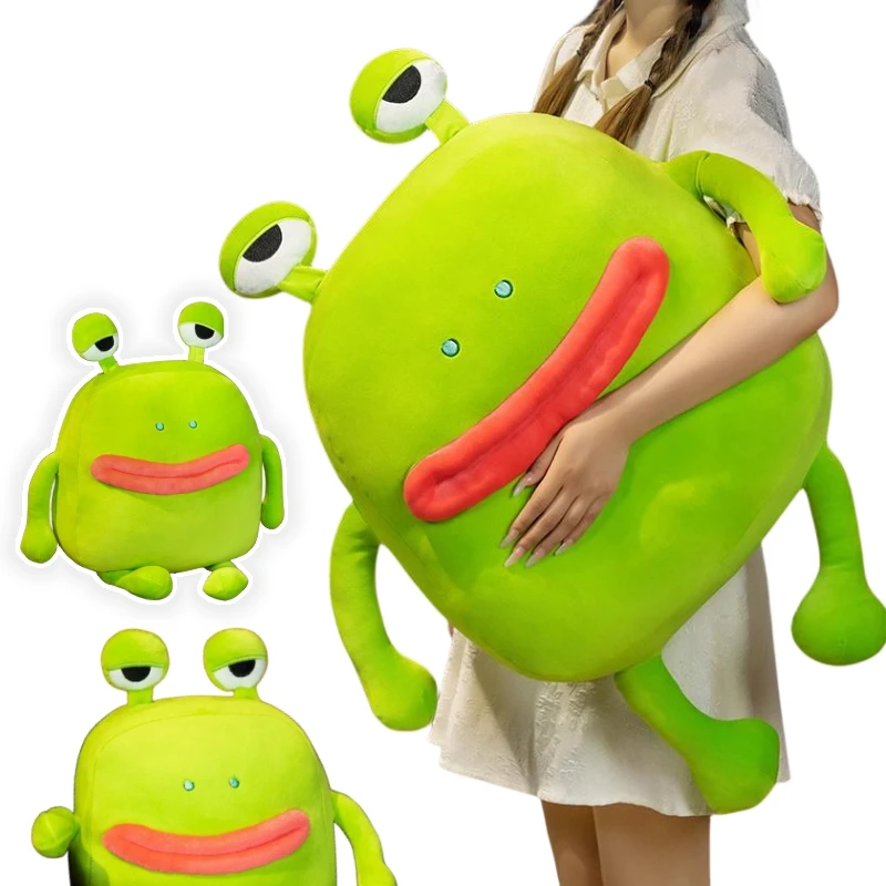 New 25-65cm Kawaii Frog Animal Big Mouth Pillow Cartoon Super Soft Creative Dolls Lovers Xmas Girls Birthday Gifts Home Decor