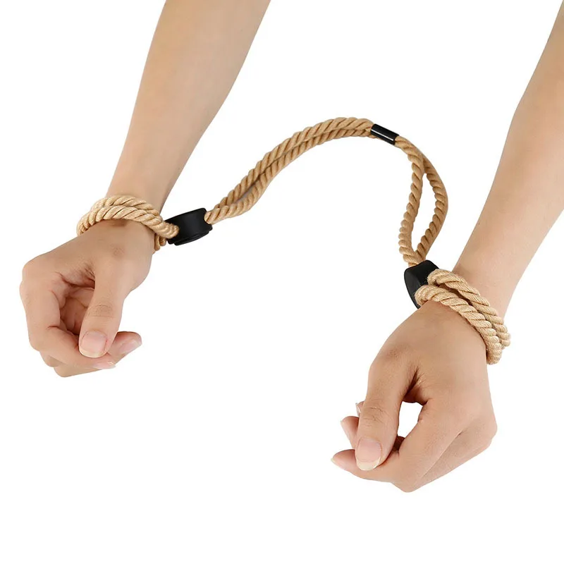 Adult ProductsSM Cosplay Bondage, Cotton Rope Bondage, Hand and Foot Handcuffs Leg Cuffs, Easy to adjust the size, couple game p