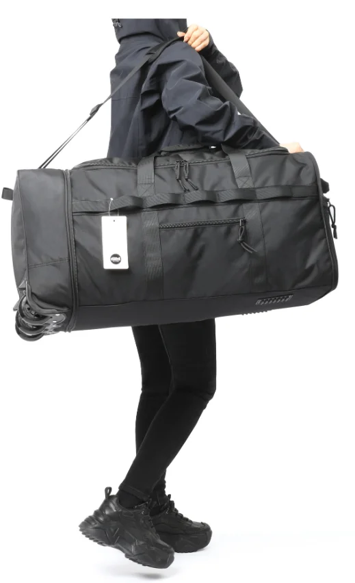 

Home moving bags with wheels 28 inch carry on hand Rolling duffel Luggage bag Large Capacity Travel trolley bag 90L wheeled Bag