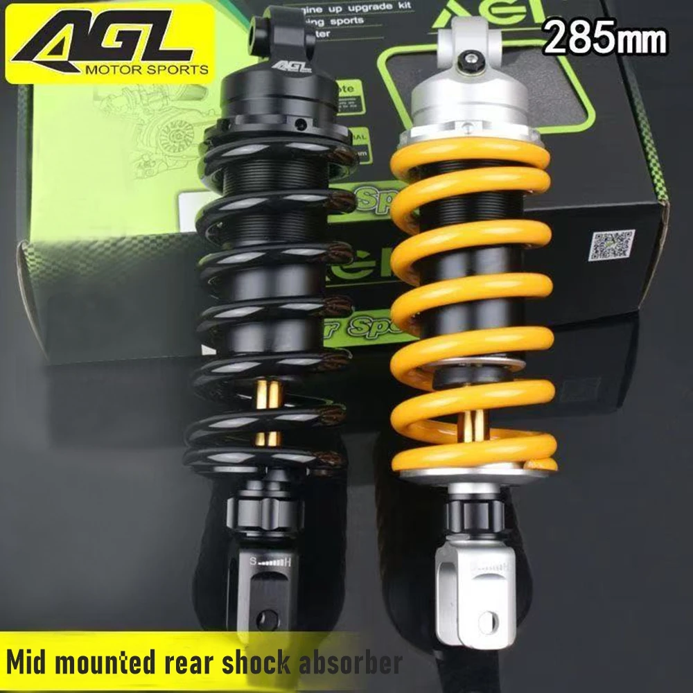

11mm Spring 285mm Motorcycle Rear Shock Absorber Damping Adjustable For Honda Kawasaki Yamaha HUSKY/DRG/MMBCU/KRV/FORCE/MBP150