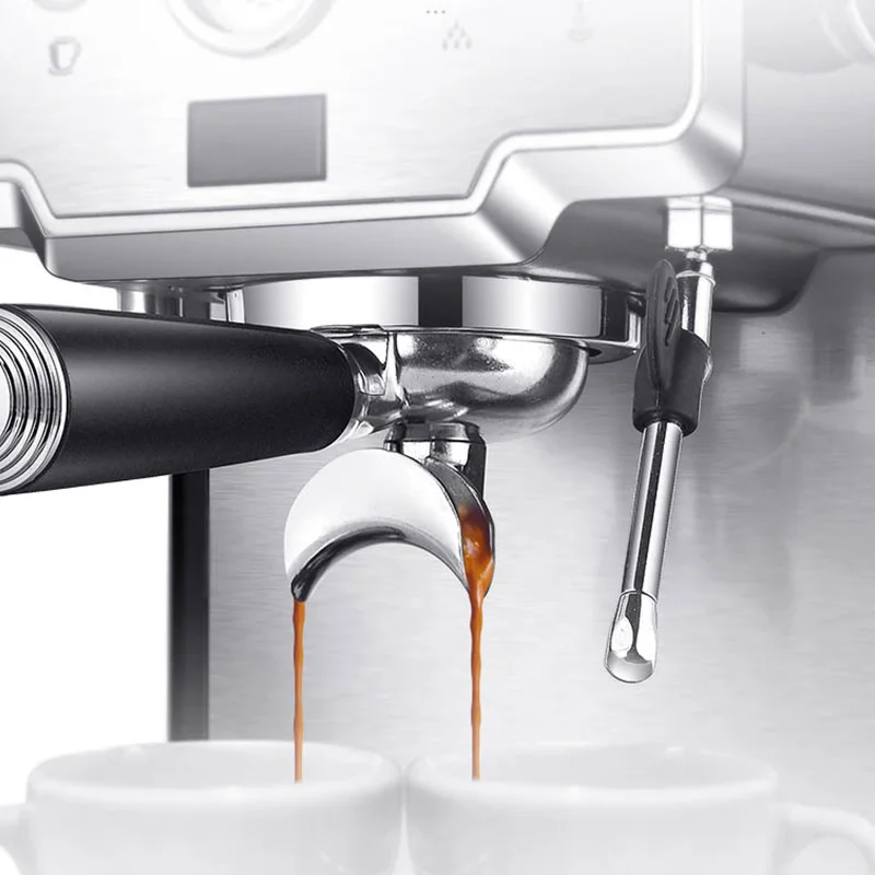 Máquina de café Espresso con bomba semiautomática para el hogar, cafetera italiana tipo capuchino con burbujas de leche, 15bar, CRM3605