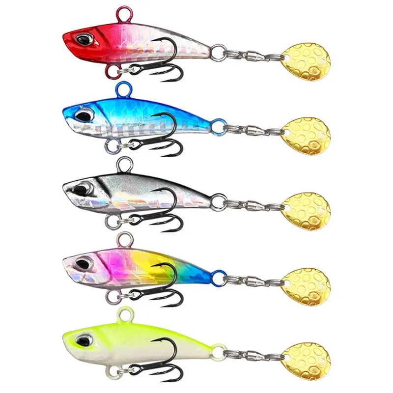 Señuelo Metal Vib 3D Ojos – Vibración Hundida para Lubina y Pike