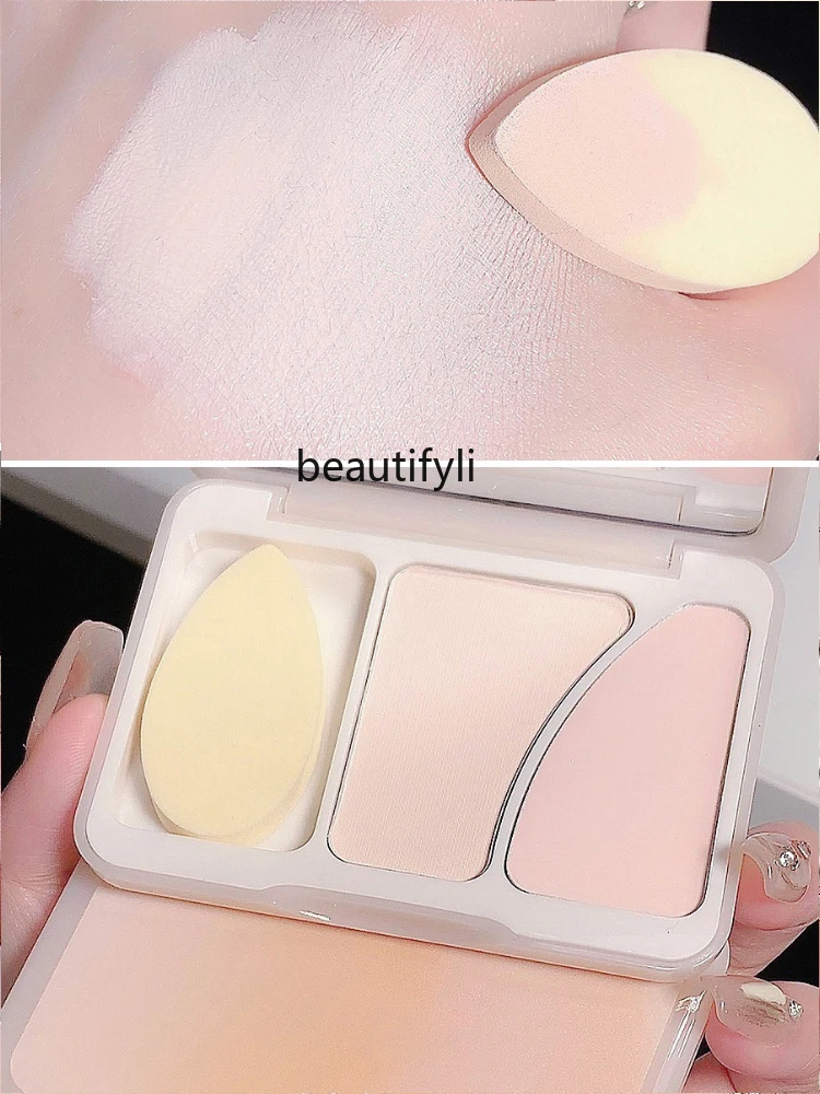 

Concealer Highlight Cream Powder Matte Grooming Integrated Plate Nose Shadow Shadow Facial Brightening and Moisturizing,