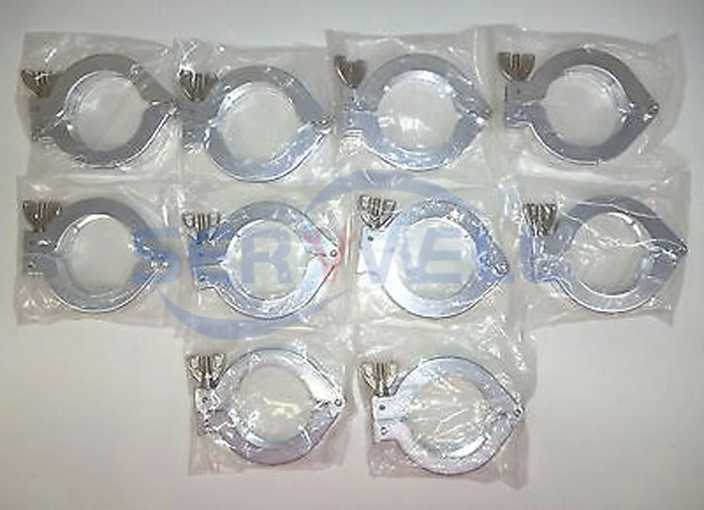

10pcs Clamp KF50 Aluminum New Vacuum Pump Flange Fitting Parts