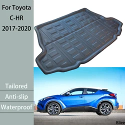 For Toyota CHR C-HR 2017 2018 2019 2020 Car Rear Trunk Mat Tailored Cargo Liner Boot Floor Tray Carpet 3D EVA Car Accessories
