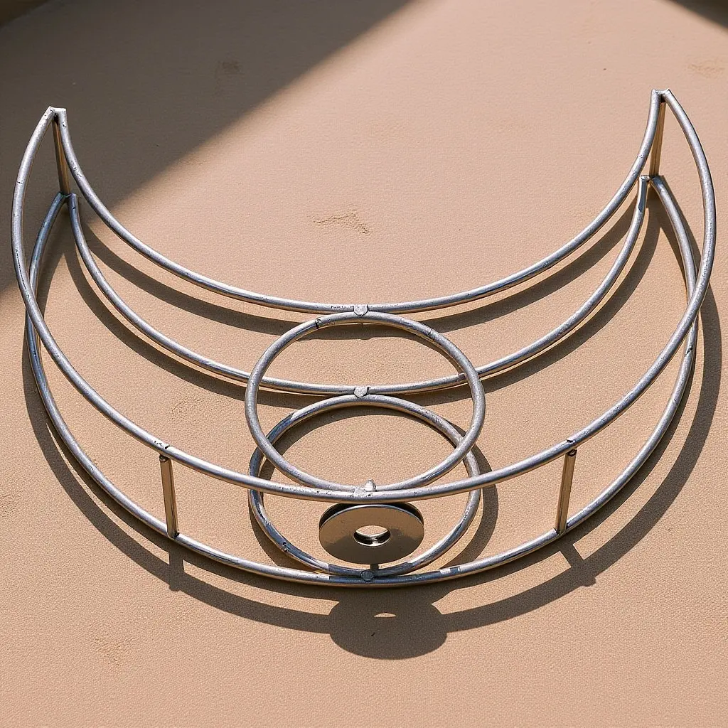 月の形のランプシェードフレーム頑丈な鉄金属ケージ交換用テーブルランプフレームdiyランプシェードブラケットデスクランプライトアクセサリー