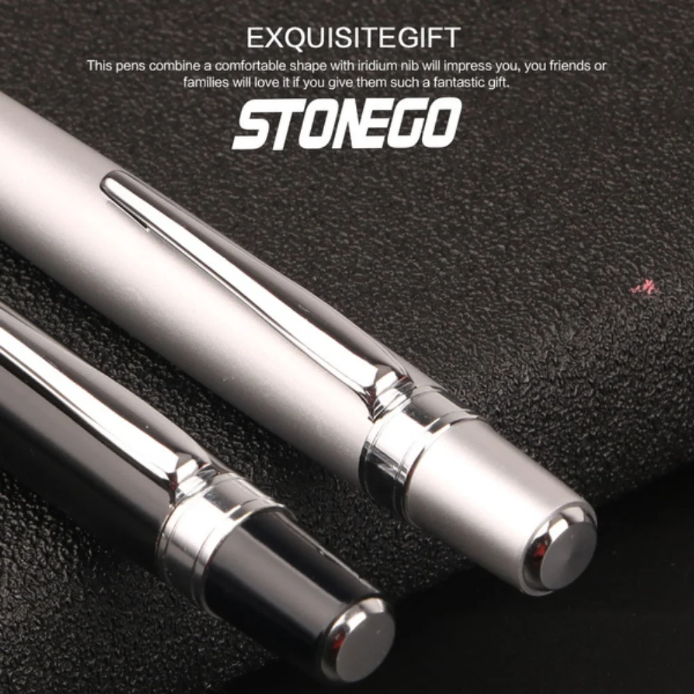 قلم حبر جاف معدني صغير دوار هدية الأعمال قلم زيت متوسط اللوازم المدرسية المكتبية أداة الكتابة