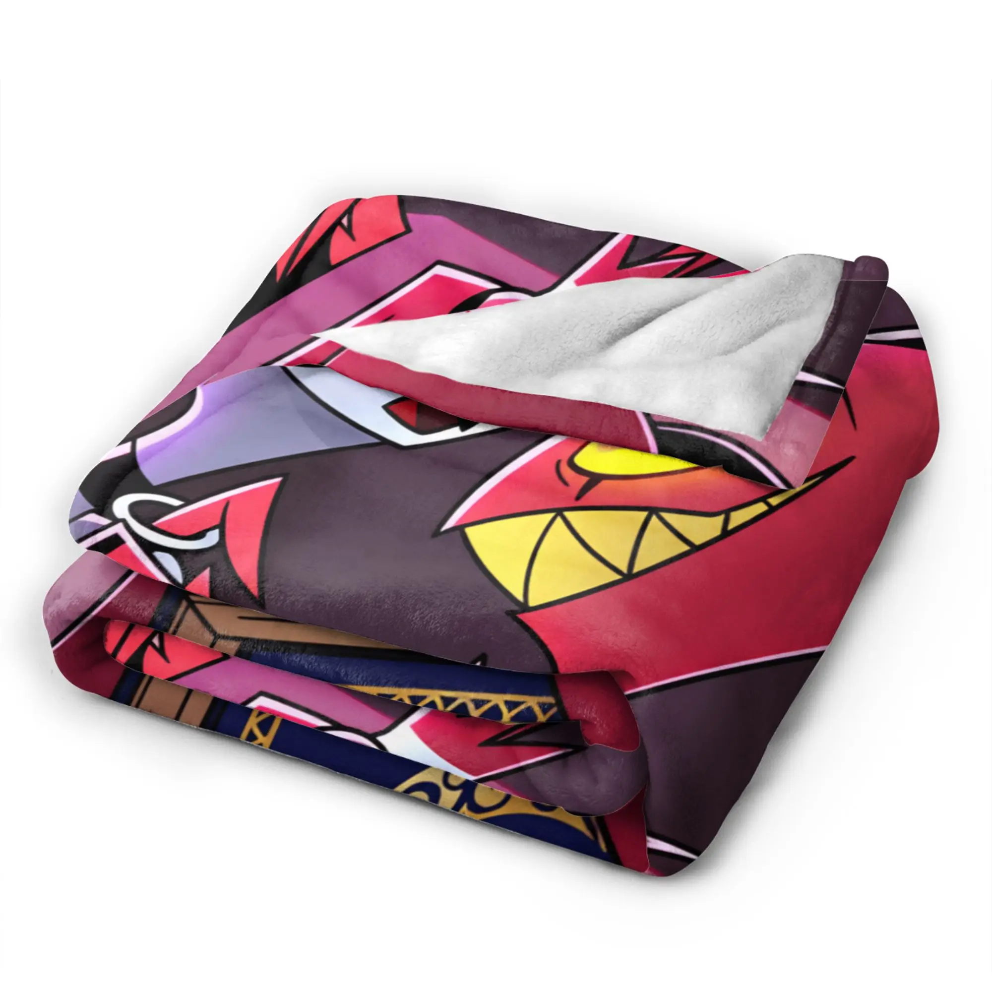 Stolas x Blitz Blanket Quality Warm Soft Helluva Boss Throw Blanket Winter Students Bedroom Funny Bedspread