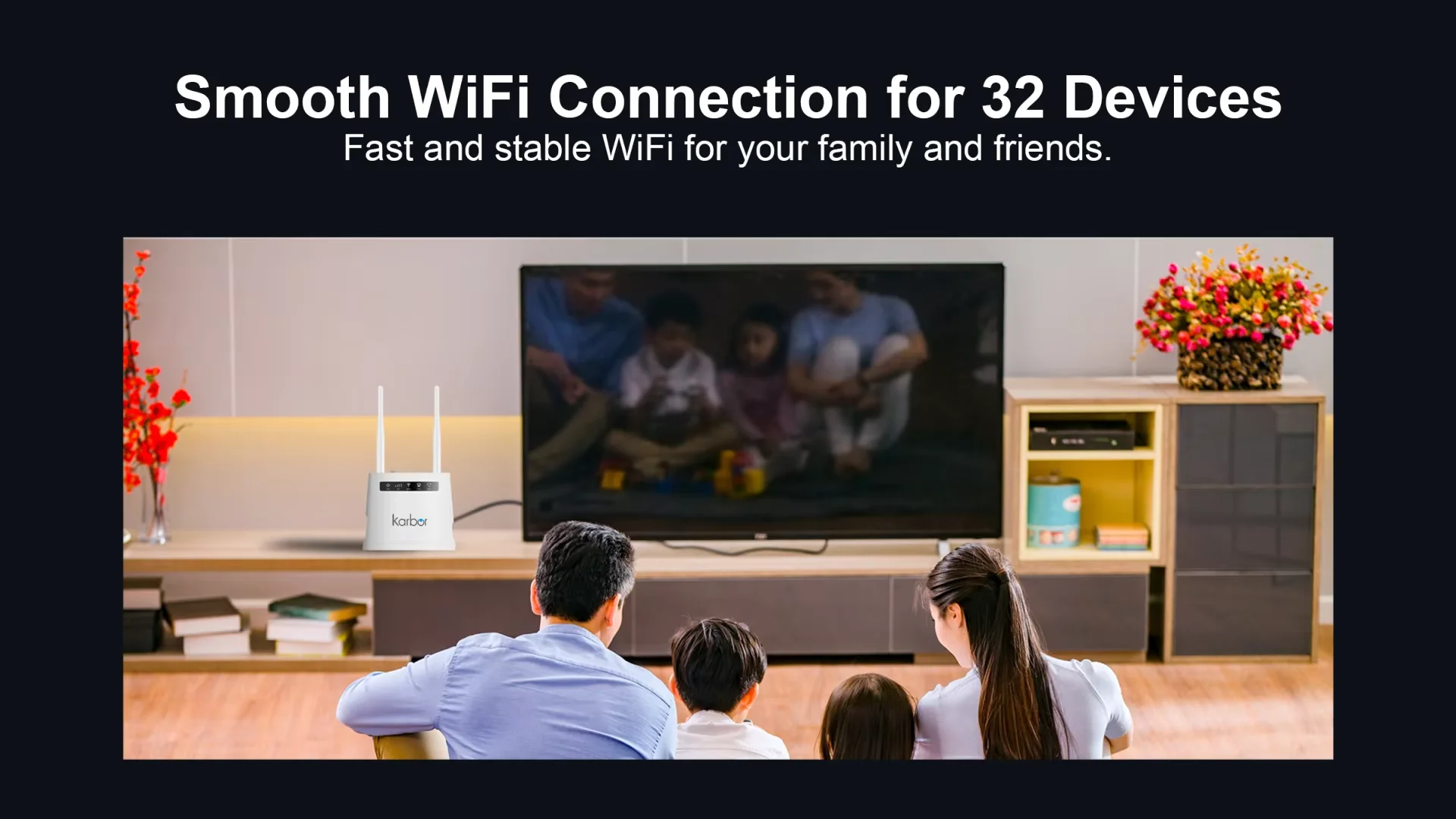 Karbor 4g Lte Wireless Wifi6 Mobile Hotspot Dualband Wifi Router with Sim Card Slot  RJ11 RJ45 4g Wifi Router