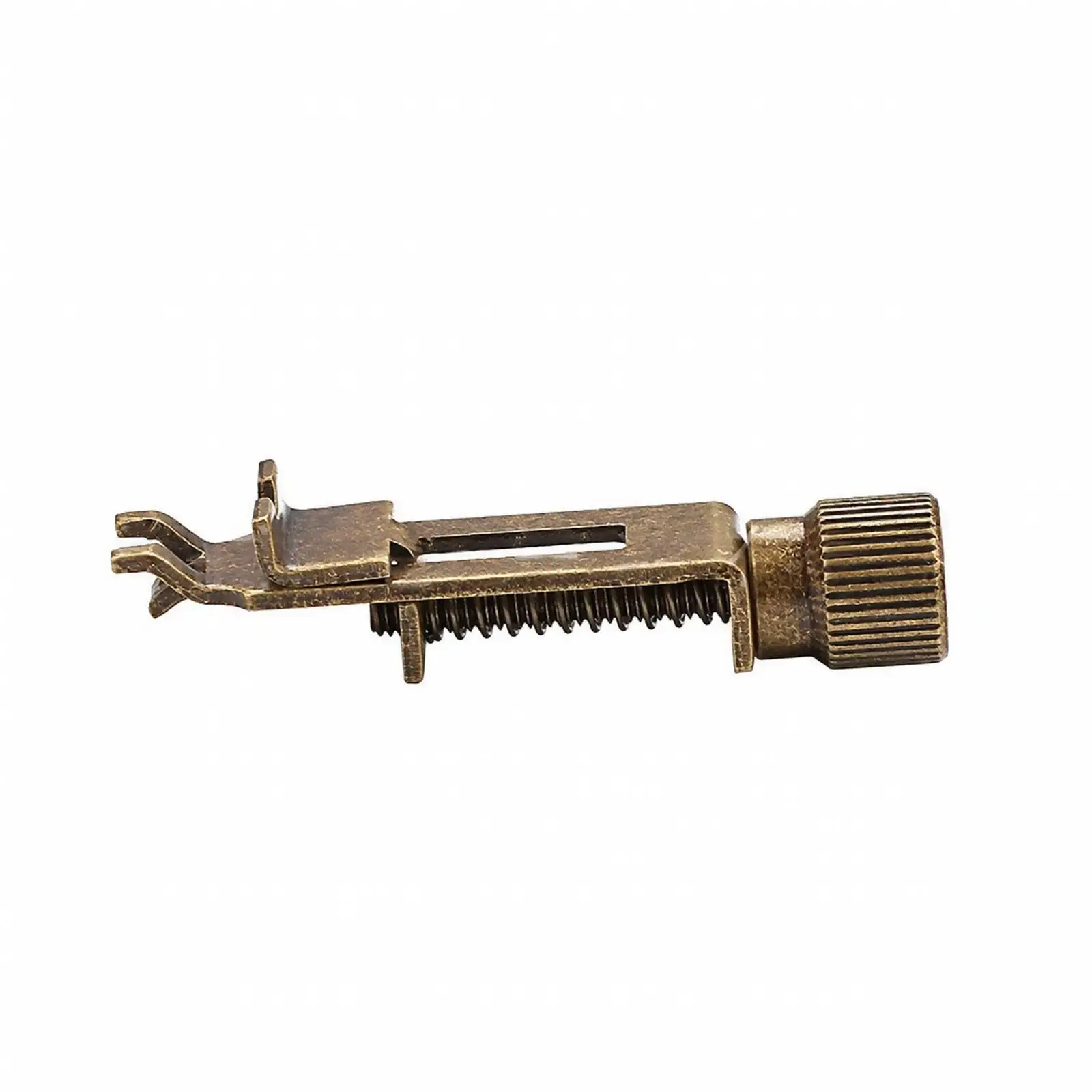 Replacement Guitar Bridge | Adjustable Body, Ribbed Thumb Knob, Guitar Bridge Component