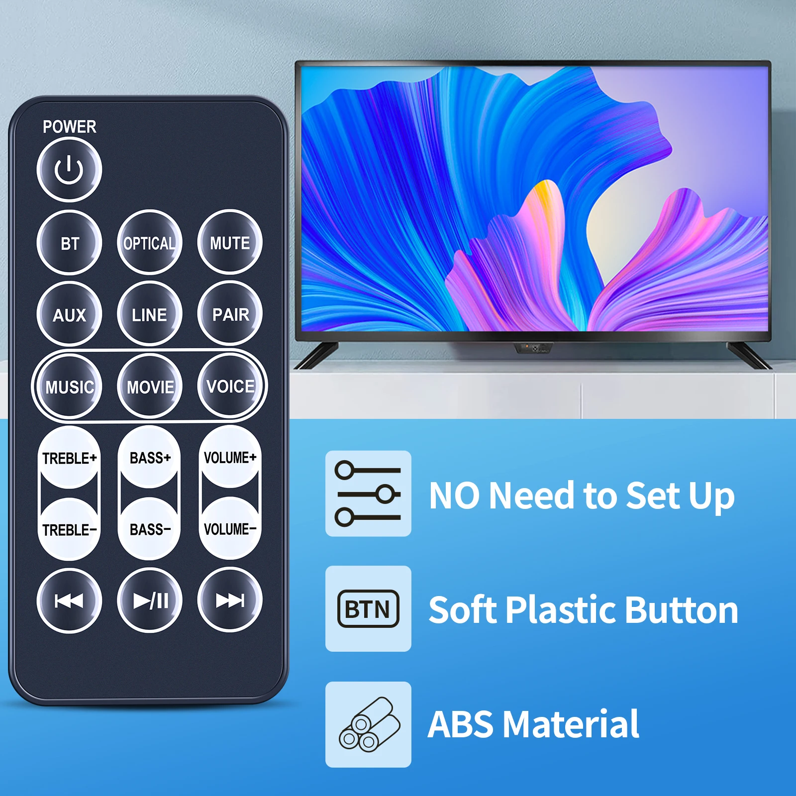 تعمل التحكم عن بعد لنظام مكبرات الصوت Seiki SSB-1400 SSB1400 Bluetooth