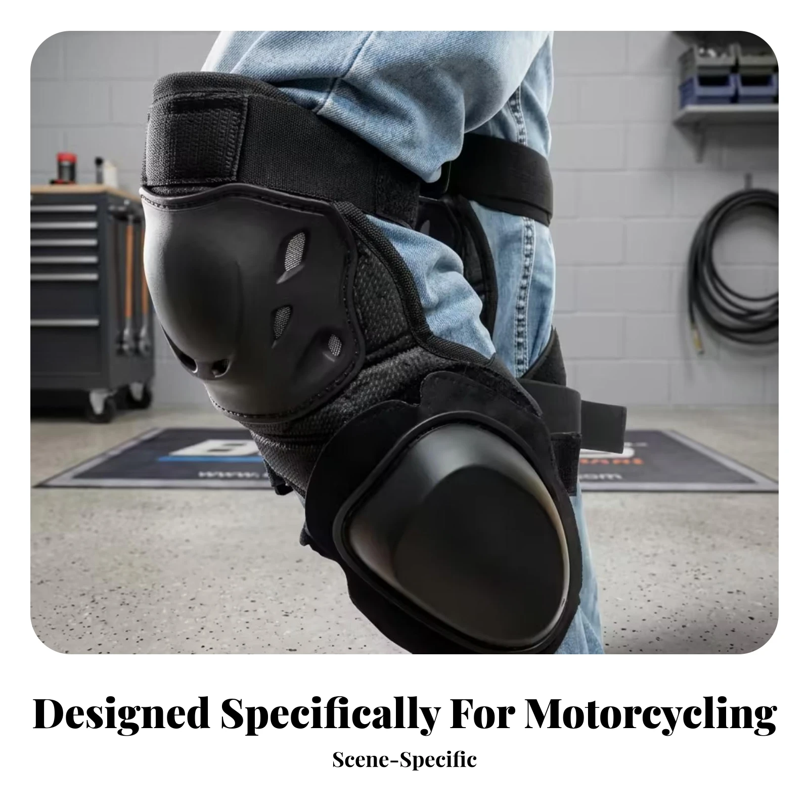 Knee Guard Hard - Leg Guard Impact Protection Motorcycle Knee