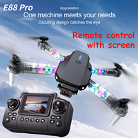 E88/E99 Drone with HD Screen Control Dual Camera Color LED Lights Light Stream Positioning ESC Technology RC Quadcopter