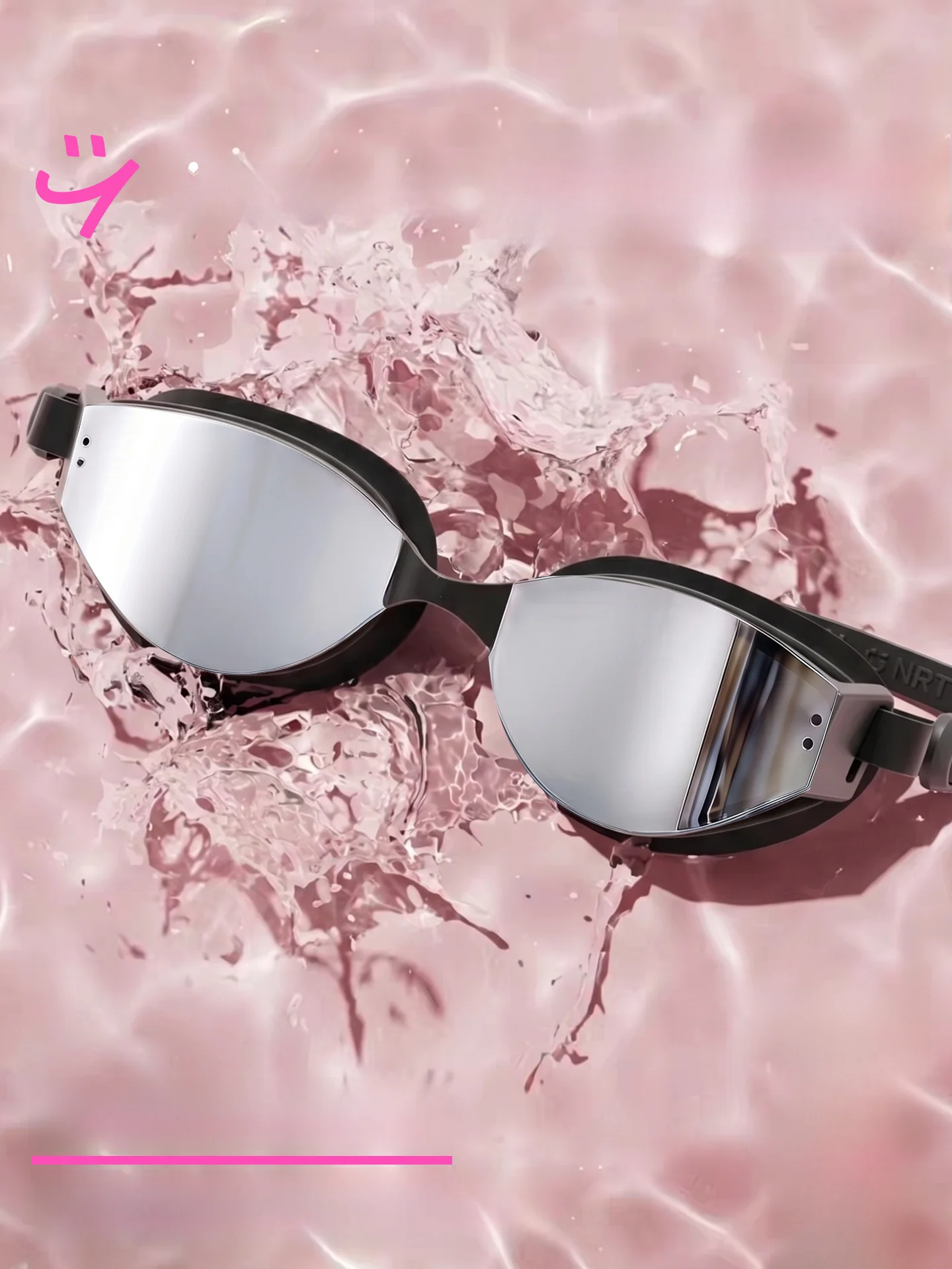 2026-new-women's-swimming-goggles-clear-frame-high-definition-anti-fog-waterproof-no-eye-pressure-swimming-cap-equipment