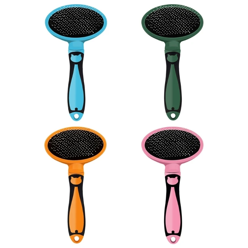 Cats Slicker Brush Deshedding Comb for Shedding & Grooming Remove Loose Undercoat Tangles Hair Comfort Massage Brush