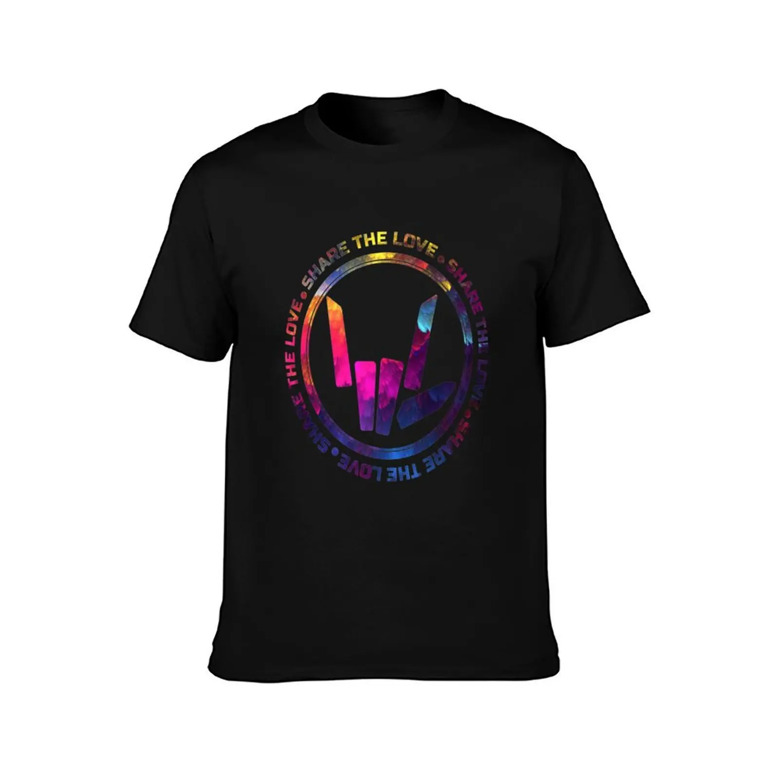 Share The Love T-Shirt Basic Breathable Solid Color T-Shirt