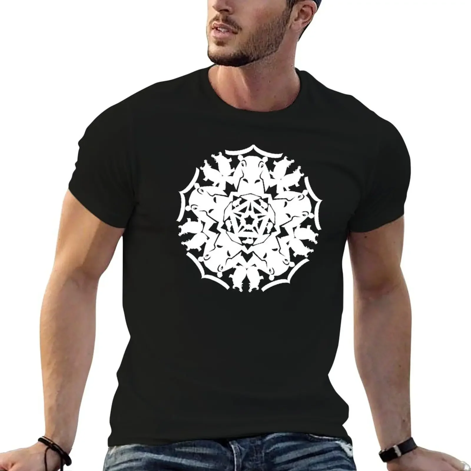 Hippo ZOOFLAKE T-Shirt heavyweights sublime mens cotton t shirts