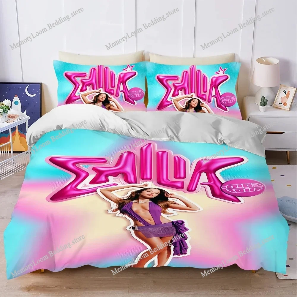 Singer Emilia Mernes Mp3 Music Duvet Cover Set Home Style Bedding Soft Laundry Cotton Bed Student Dormitory Gift Home Textile741