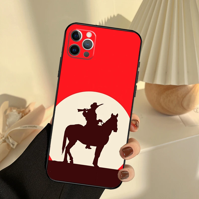 Red Dead Redemption 2 Case For iPhone 11 12 13 14 15 16 Pro Max Cover For iPhone 13 12 Mini XR X XS Max Plus