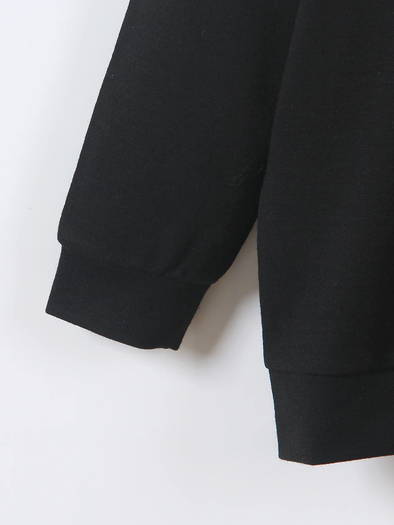 اتبع قواعدي سكيتبورد الدب طباعة بارد الشارع نمط الأطفال البلوز مقنعين الأسود #4