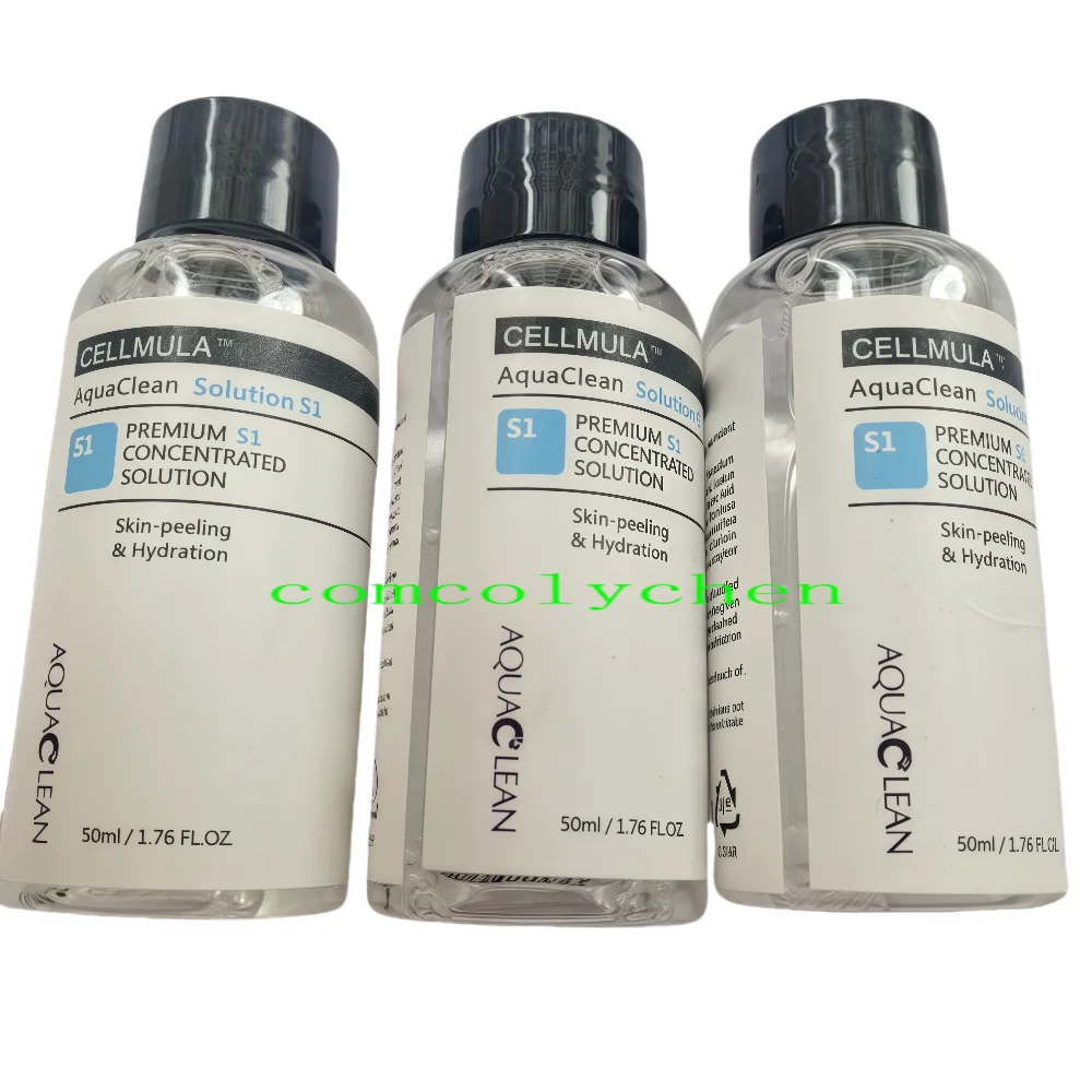 Solución Facial de exfoliación limpia en agua, 50ml, S1 S2 S3, para Hydra Dermoabrasión, cuidado de la piel, belleza, eliminación de espinillas y arrugas