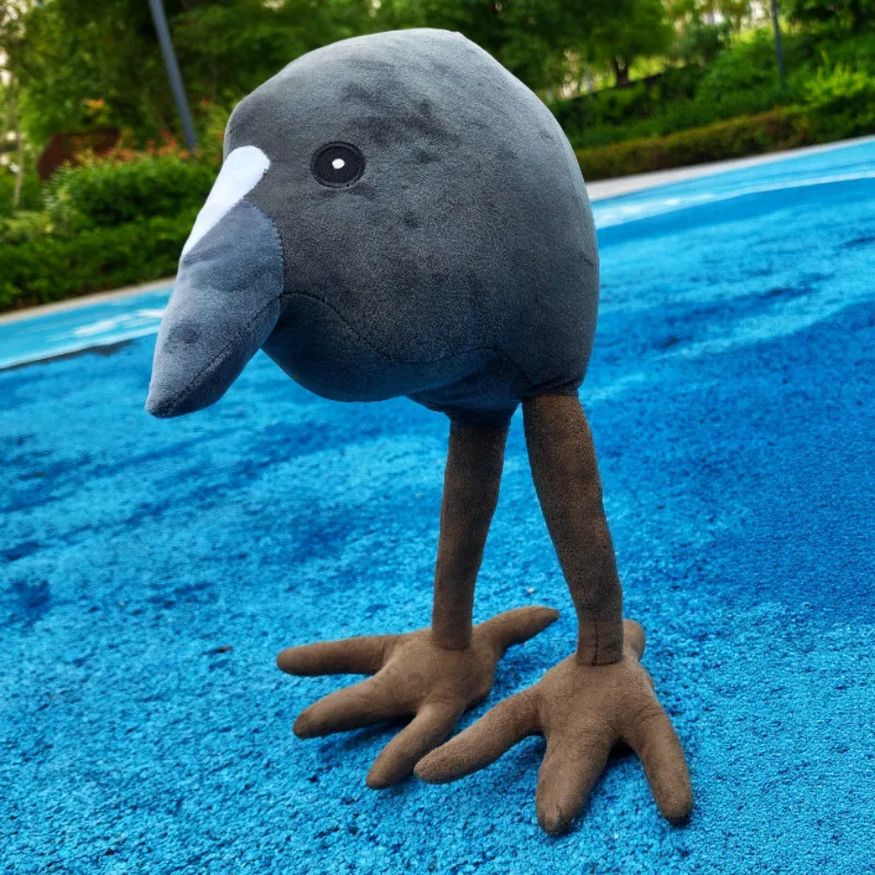 16/40cm Australian Purple Waterbird Bigfoot Bird Plush Toy Ugly And Cute Abstracted As Doll Soft Stuffed Animal Backpack Decor