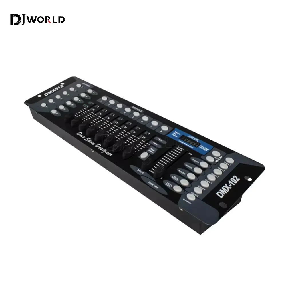 192 DMX Controller Bühnenbeleuchtung DMX 512 Konsole für LED Par Moving Head Beam Wash Strahler Bühneneffekt DJ-Ausrüstung