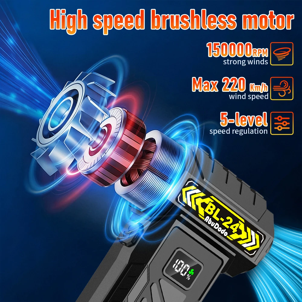 Brushless Cordless Garden Air - Leaf Blower Cordless recension och pris