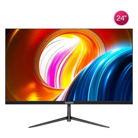 24인치 LCD 모니터 HDMI+VGA 해상도 1920*1080/2560X1440 MVA/IPS 화면 데스크탑 디스플레이 24인치 모니터 75/165Hz