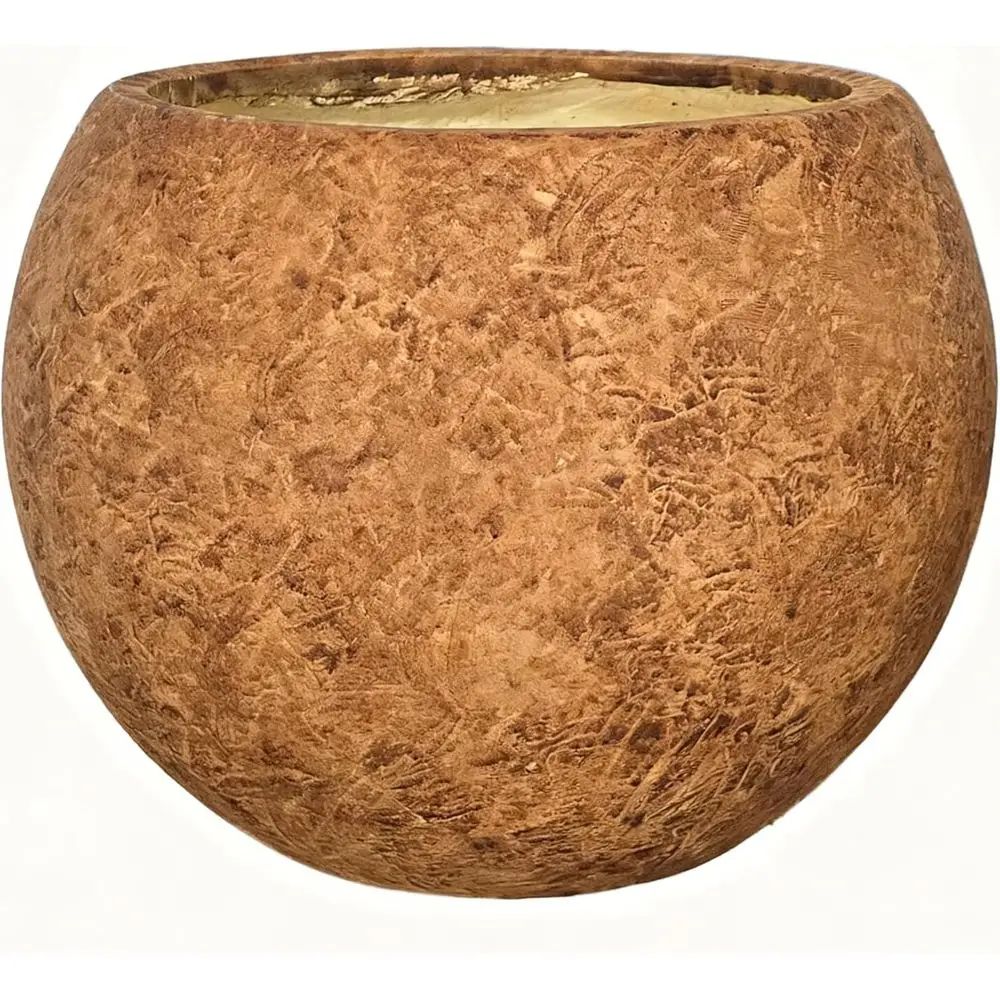 

Большой 21 уличный горшок с дренажем, 17-высокий круглый каменный горшок для сада, патио, внутреннего использования