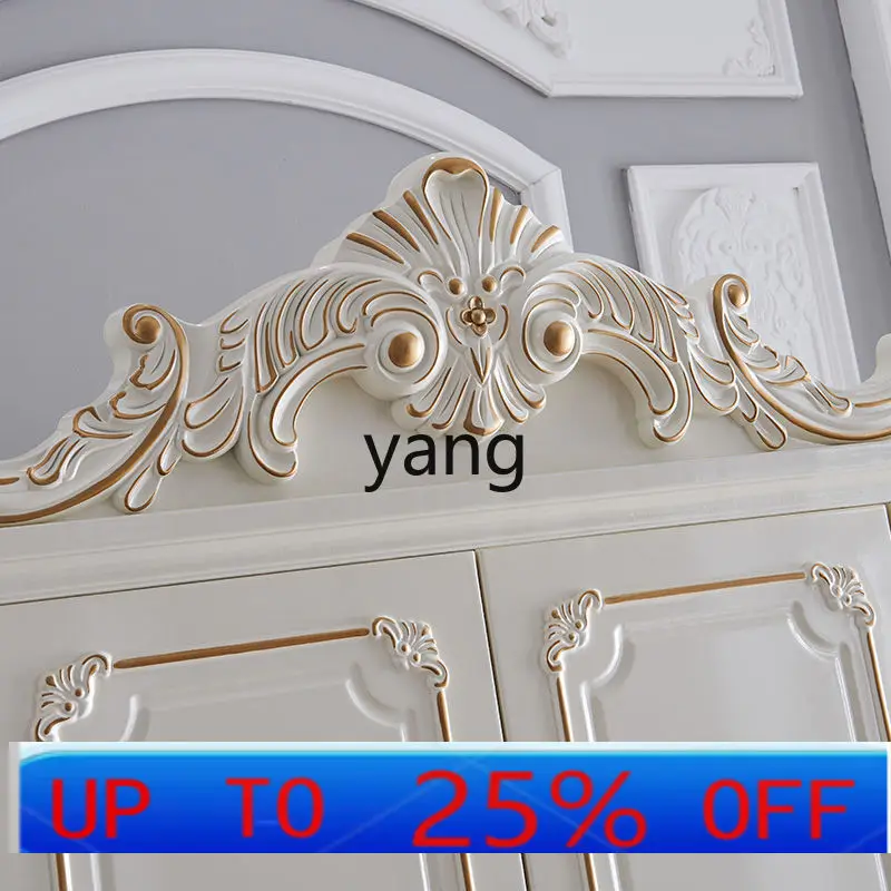 

LH bedroom overall large wardrobe home wardrobe luxury carved modern simple furniture
