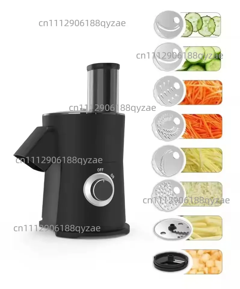 7 in 1 Electric Vegetable Cutter, Automatic Large Mouth Food Processor for Slicing Shredding & Chopping