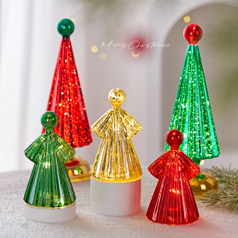 

New Christmas Decorations Luminous Ornaments Home Desktop Bedroom Christmas Night Light Children's New Year Gift Party Supplies