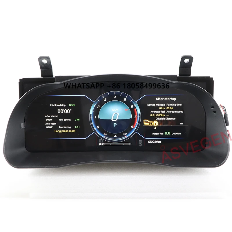 

12.3 Inch Car Digital Dashboard Tech Digital Instrument Intelligent Digital Dashboard for Toyta Highlander 2015-2017