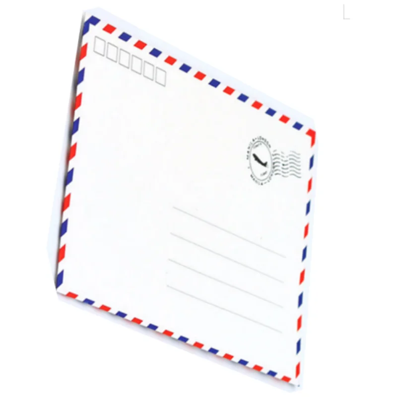 10 قطع من ظرف ورق الكرافت الغربي القديم، حافة نمط الألوان، ظرف هوائي، ظرف تخزين 17.5*12 سم