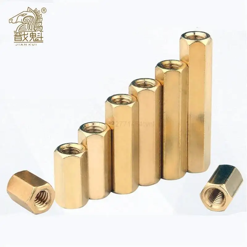 M2 M2.5 M3 M4 M5 Hexagonal Copper Standoff for PCB Circuit Boards and Computer Motherboards Threaded Support Pillars Screw Bolt