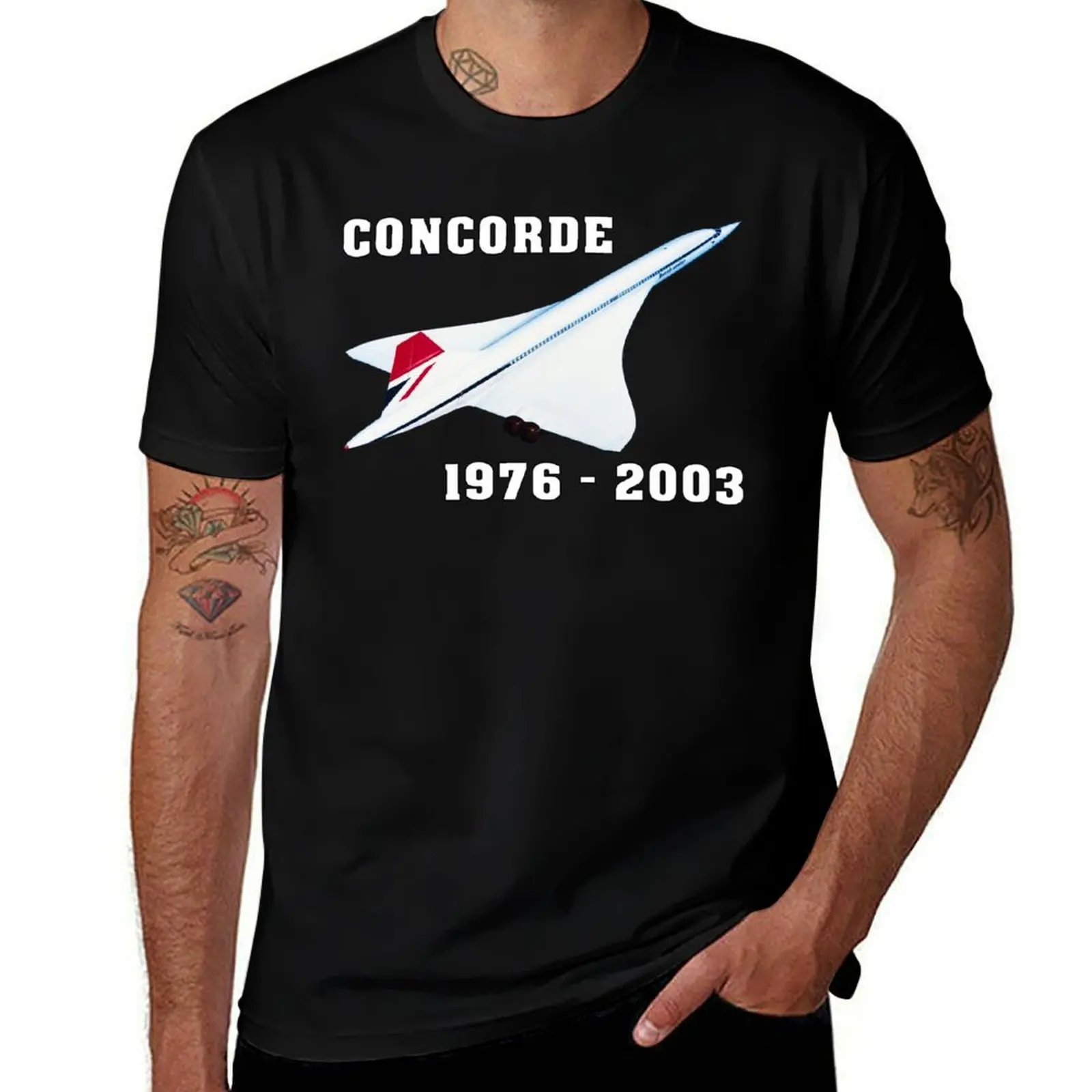 

Concorde airplane T-Shirt graphic t shirts for man cotton t shirt pack T-Shirt