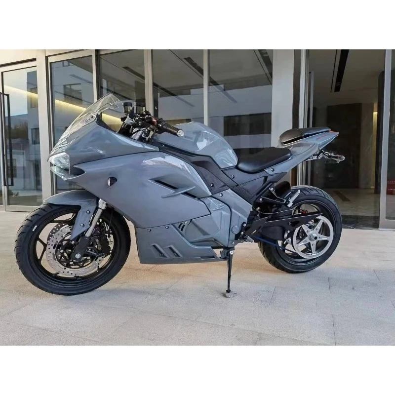 Luyuan Motorcycle 72v Adult Custom 8000w Belt Drive Mid Drive Motor High End Racing Electric Motorcycle 150km/h Speed