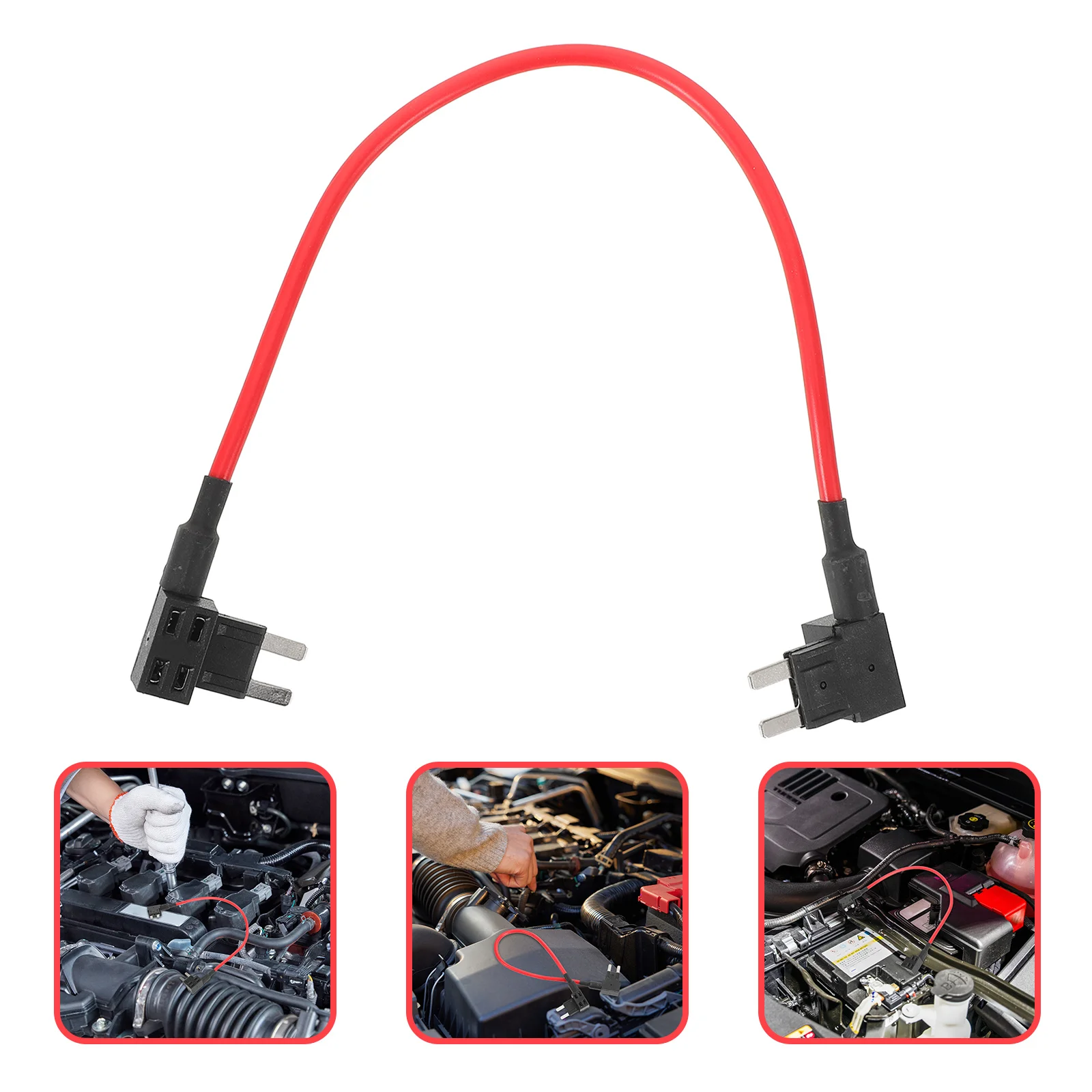 

Inline Holder Wire Fuse Holder 32V Harness For Car 32V Automotive Replacement Fuse Tap Rubber Terminal Connector