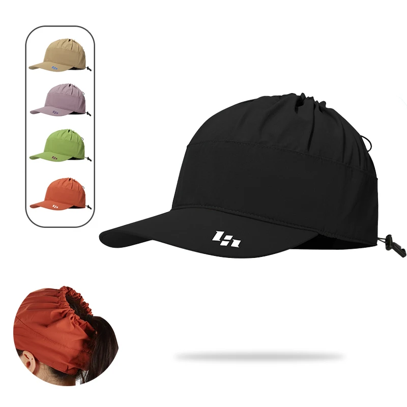 

Мужская и женская шляпа от солнца, дышащая бейсболка с хвостиком, быстросохнущие спортивные кепки с защитой от солнца UPF, упаковка для бега, пешего туризма