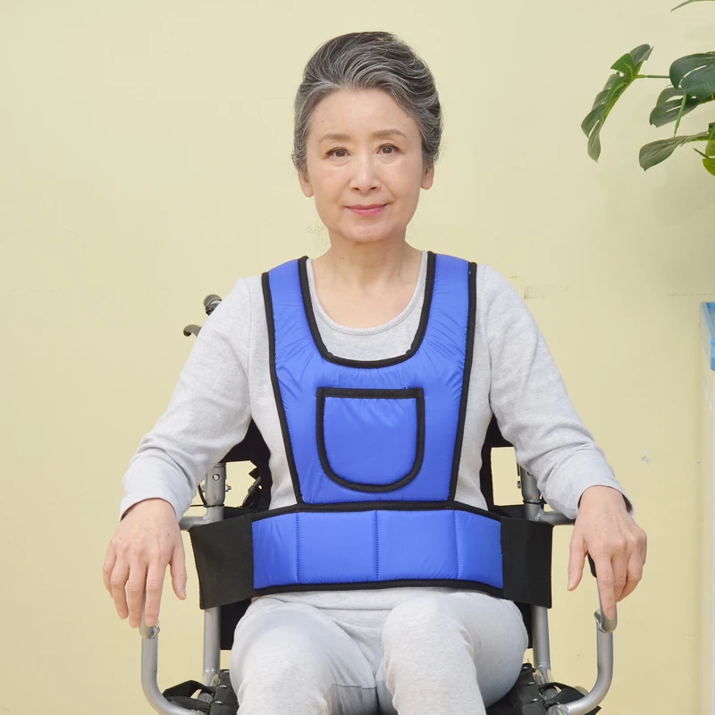 

Elderly Vest Type Wheelchair Safety Belt Paralyzed Patient Anti-Fall Anti-Skid Fixed Protection Belt For Nursing