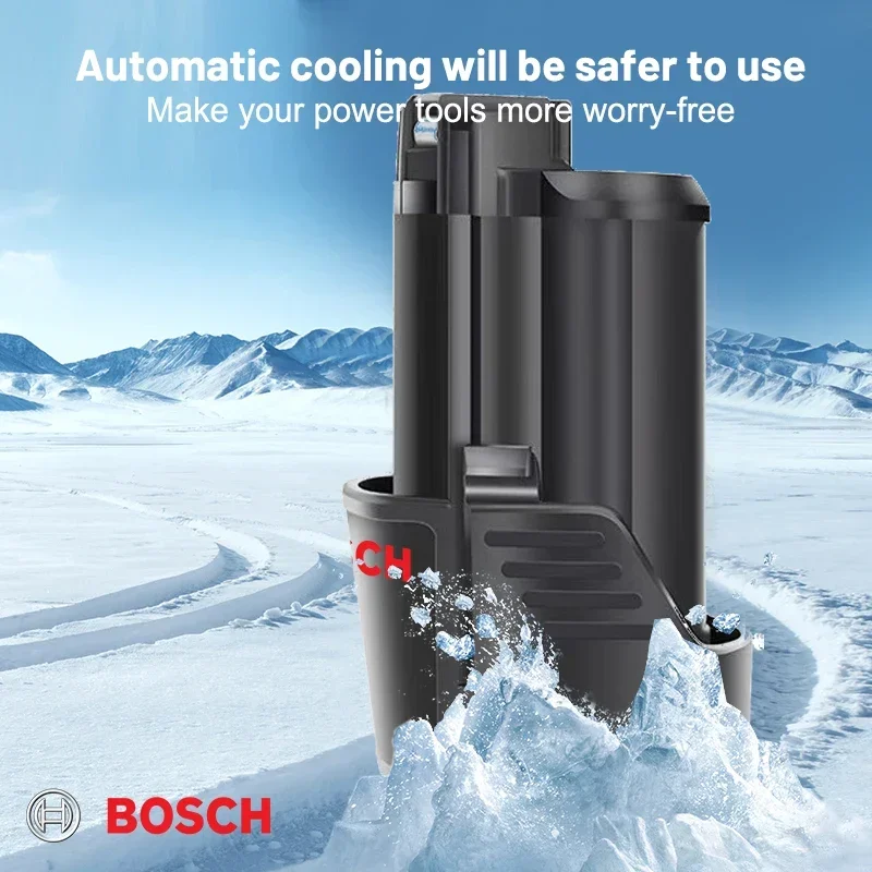 Originální baterie Bosch 10,8 V, 3000 mAh BAT411 Lithium-iontová dobíjecí baterie BAT411A BAT412 BAT412A BAT413 Nabíječka baterií - náhled 3