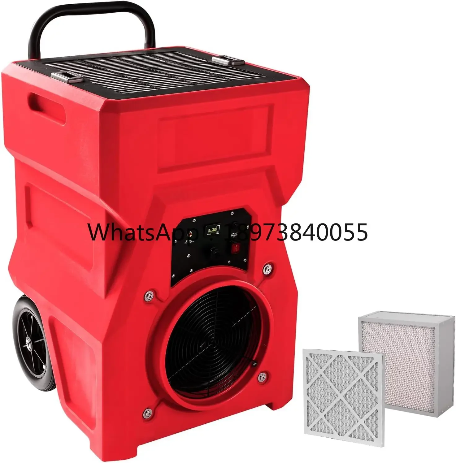 

1000cfm Portable Industrial Air Purifier Negative Air Scrubber - Powerful 1HP Motor, True HEPA Filter, 2-Speed