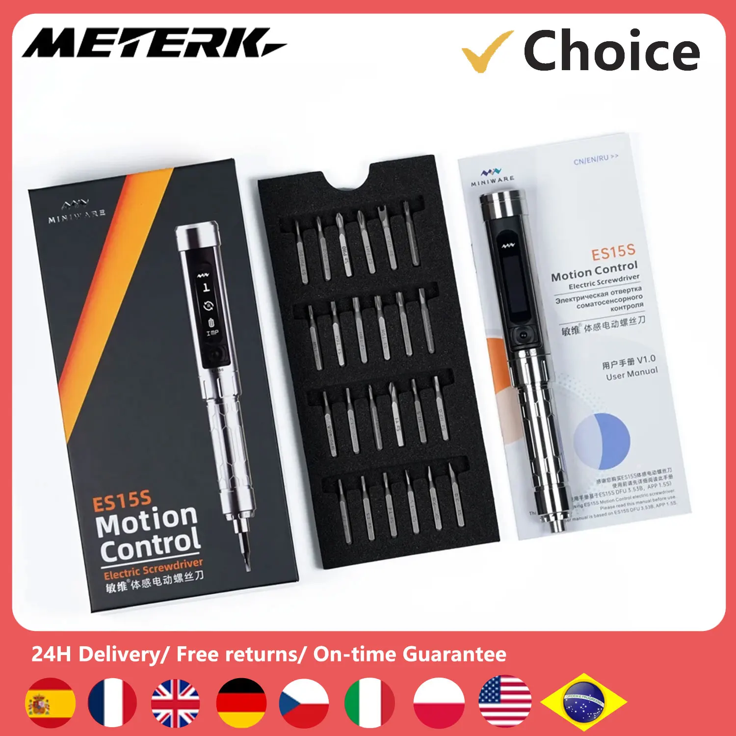 

Intelligent Motion Sensing Control Electric Screwdriver Handheld Screwdriver Screwdriver with LED Light Mobilephone Repairs Tool