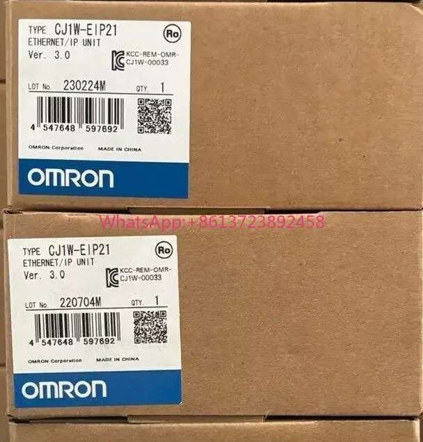 Omron CJ1W-EIP21 3.0 New and original
