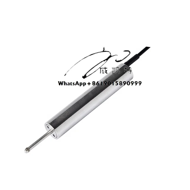 2.5MM - 100MM Analog Output Spring Loaded LVDT Displacement Transducer Linear Position Sensor