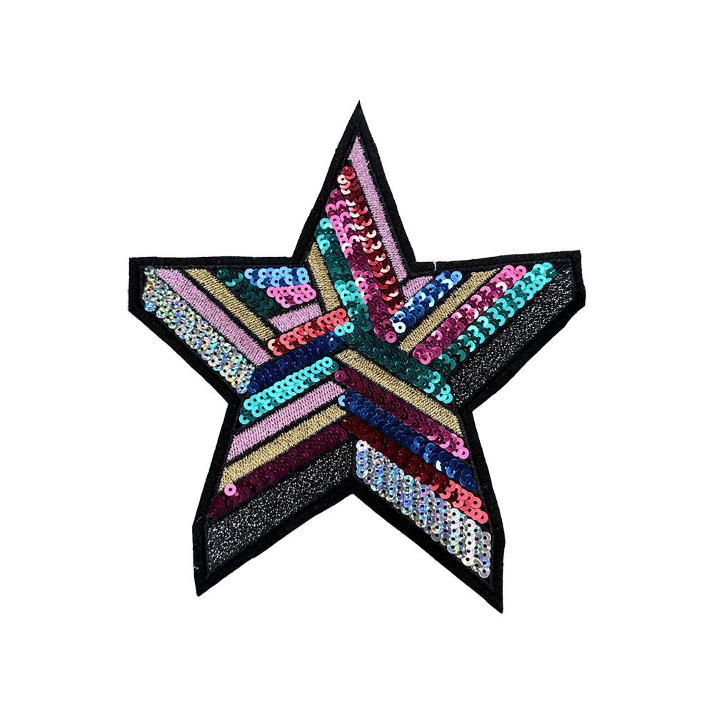

1 шт. 20*22 см красочные блестящие звездочки, блестящие патчи для утюга, нашивка для украшения одежды, сумки, сделай сам, аппликация, аксессуары для одежды